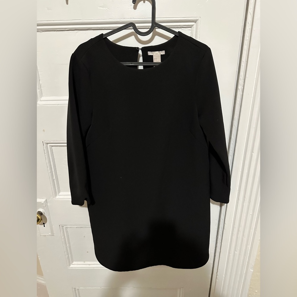 H&M basic black dress